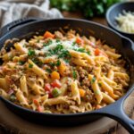 Cheesy Cajun Pasta With Ground Turkey One Pot