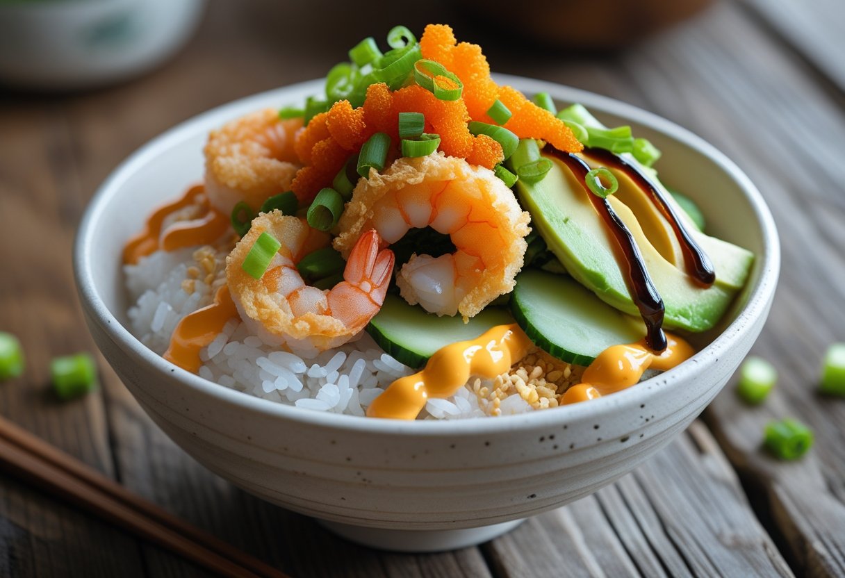 Crunch Roll Sushi Bowl